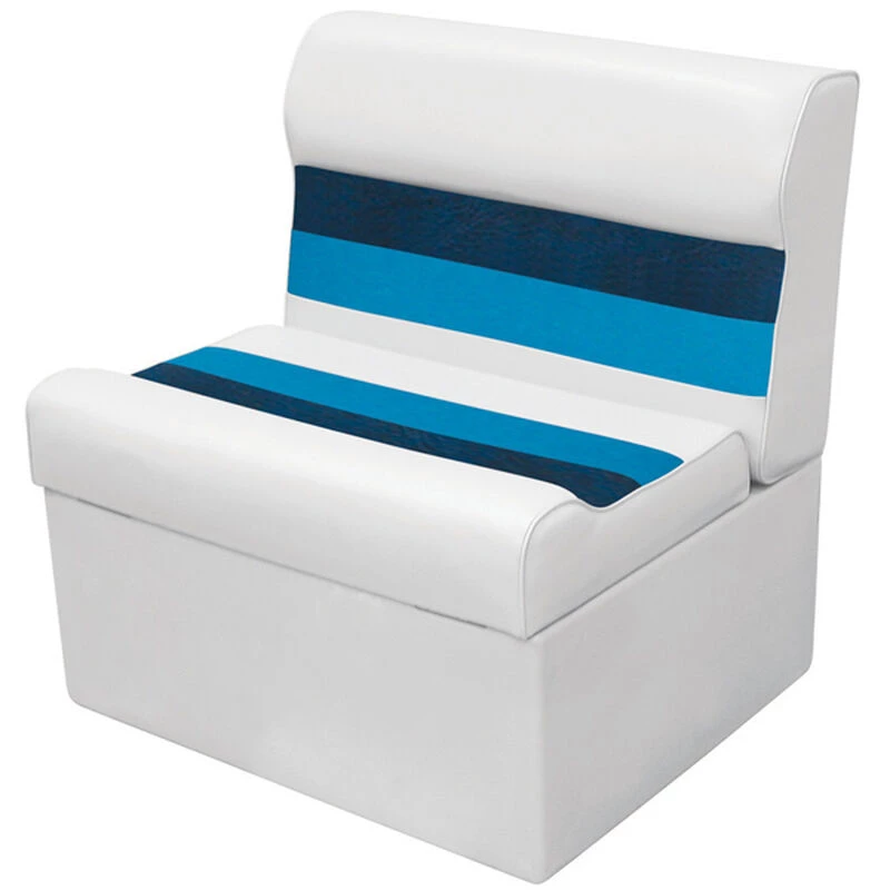 WISE SEATING WD95 Loung Seat - White/Navy/Blue 1 WISE SEATING WD95 Loung Seat - White/Navy/Blue