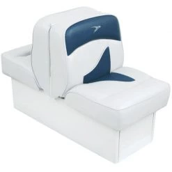 WISE SEATING Deluxe Lounge Seat - White/Navy