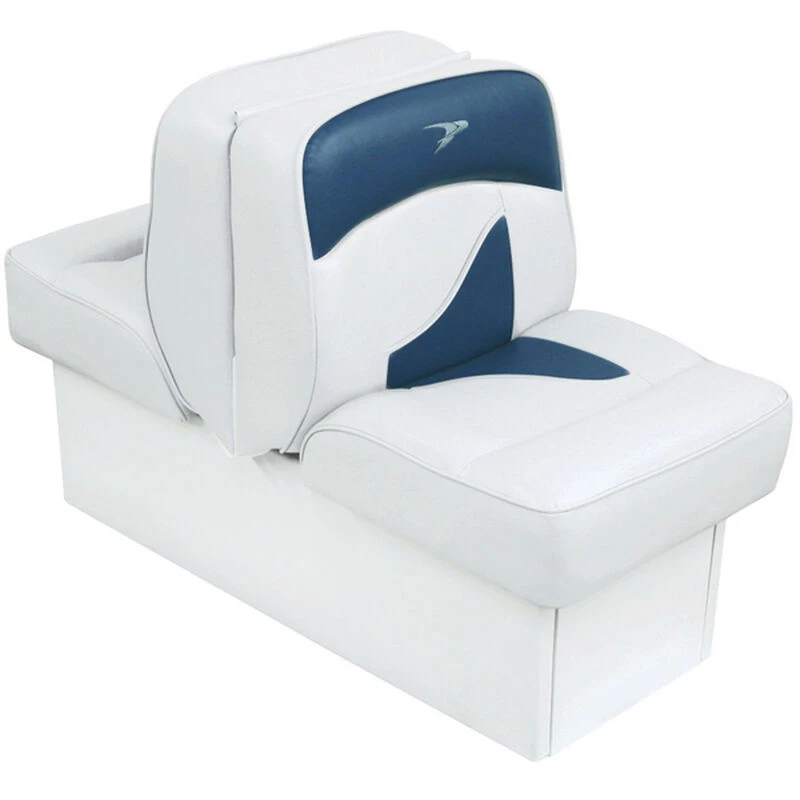 WISE SEATING Deluxe Lounge Seat - White/Navy 1 WISE SEATING Deluxe Lounge Seat - White/Navy