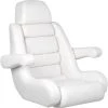 TODD 5-Star Flip-Up Helm Seat - White