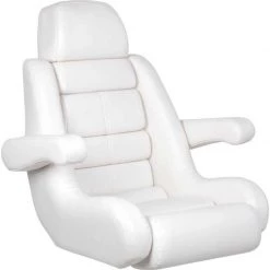 TODD 5-Star Flip-Up Helm Seat - White