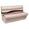 WISE SEATING 50"Premium Bench Seat, Wineberry/Manatee