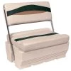 WISE SEATING Premium Flip-Flop Seat, Jade/Fawn