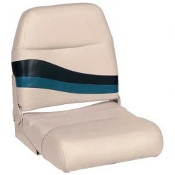 WISE SEATING Premium Boat Seat, Navy/Cobalt