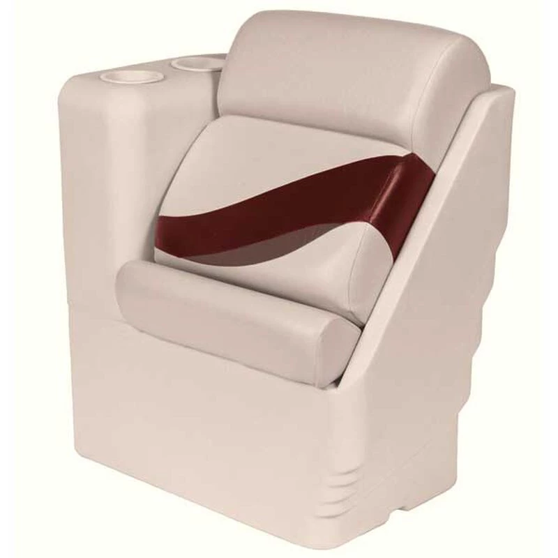 WISE SEATING Premium Left Lean Back Recliner, Wineberry/Manatee 1 WISE SEATING Premium Left Lean Back Recliner, Wineberry/Manatee