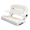 TACO MARINE 40" Deluxe Capri Helm Bench Chair, White
