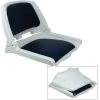 SPRINGFIELD Traveler Folding Seat, White with Blue Cushion