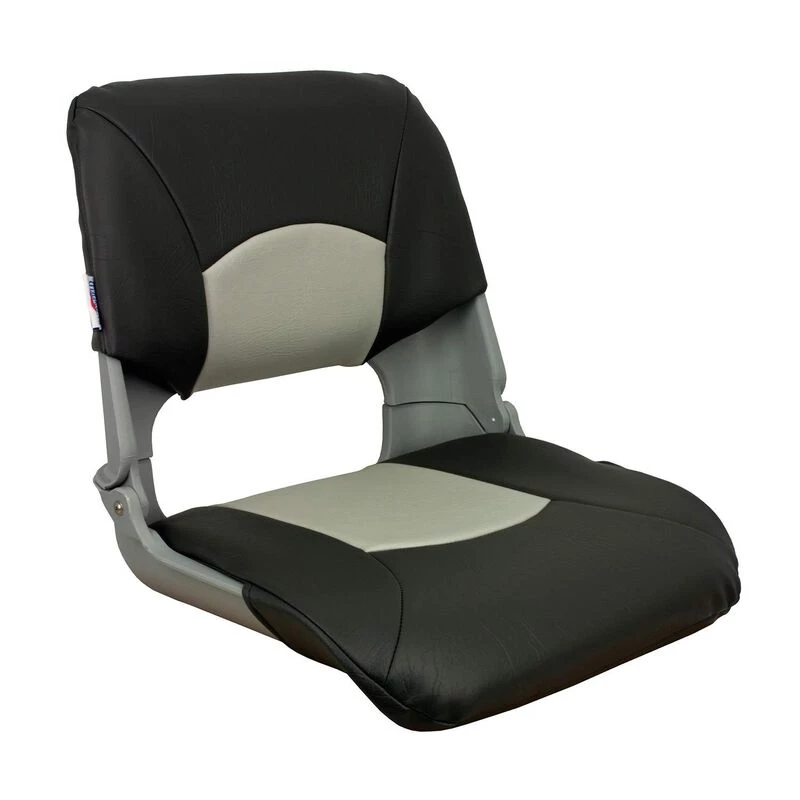 SPRINGFIELD Skipper Folding Seat, Charcoal And Gray Upholstery With Gray Shell 2 SPRINGFIELD Skipper Folding Seat, Charcoal And Gray Upholstery With Gray Shell - Image 2
