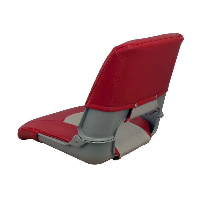 SPRINGFIELD Skipper Folding Seat, Red And Gray Upholstery With Gray Shell 3 SPRINGFIELD Skipper Folding Seat, Red And Gray Upholstery With Gray Shell - Image 3