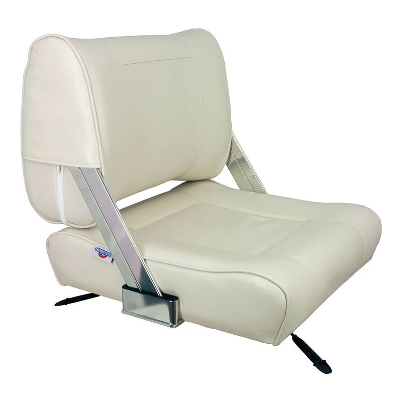 SPRINGFIELD White Flip Back Seat with Slide Mount 1 SPRINGFIELD White Flip Back Seat with Slide Mount