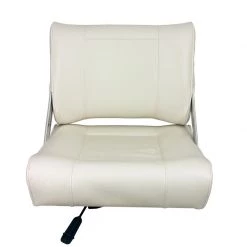 SPRINGFIELD White Flip Back Seat with Slide Mount 6 SPRINGFIELD White Flip Back Seat with Slide Mount -Boat Seating Sales Shop 17074568 3 1500