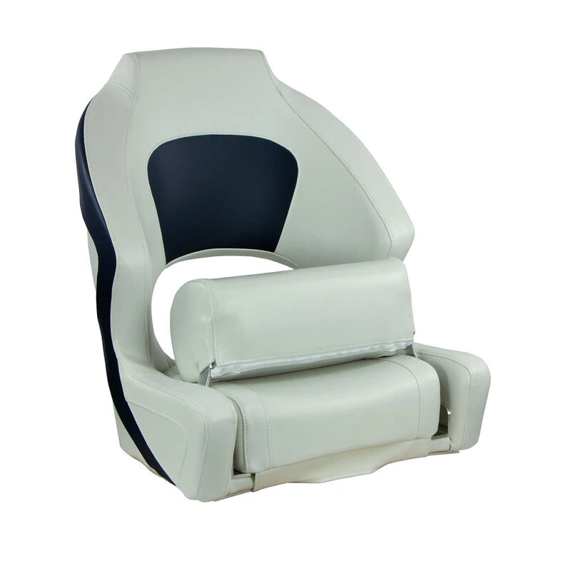 SPRINGFIELD Deluxe Sport Flip-Up Seat, Blue And White Upholstery 2 SPRINGFIELD Deluxe Sport Flip-Up Seat, Blue And White Upholstery - Image 2
