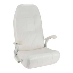 SPRINGFIELD Norwegian Helm Seat with White Upholstery