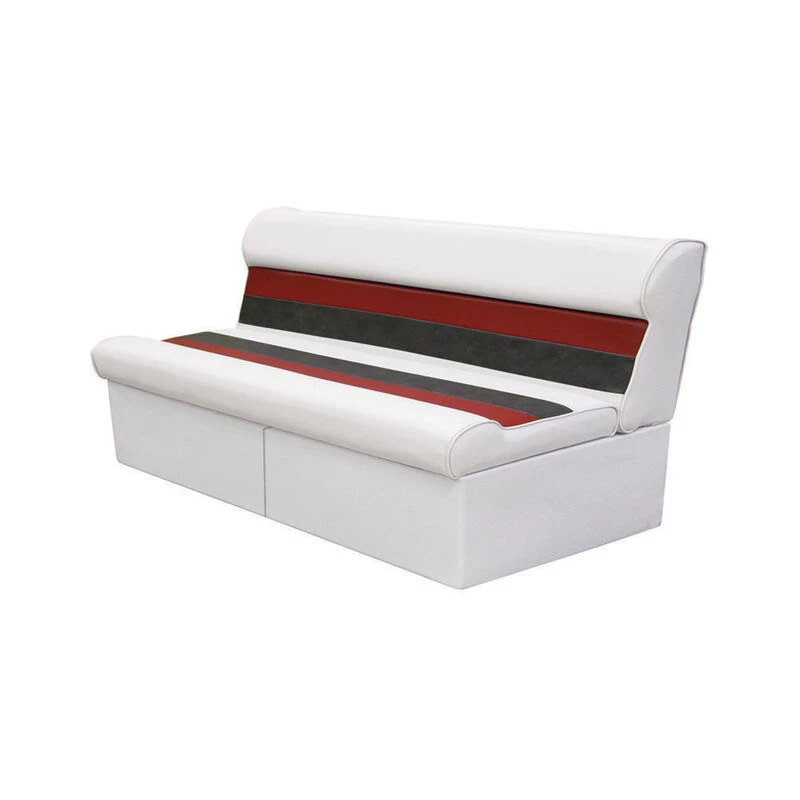 WISE SEATING Bench & Base, White/Charcoal/Red 1 WISE SEATING Bench & Base, White/Charcoal/Red