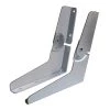 WISE SEATING Aluminum NO Pinch Seat Hinge, Silver