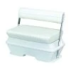 WISE SEATING Deluxe Pontoon Series 50qt. Swingback Cooler Seat with Aluminum Arms