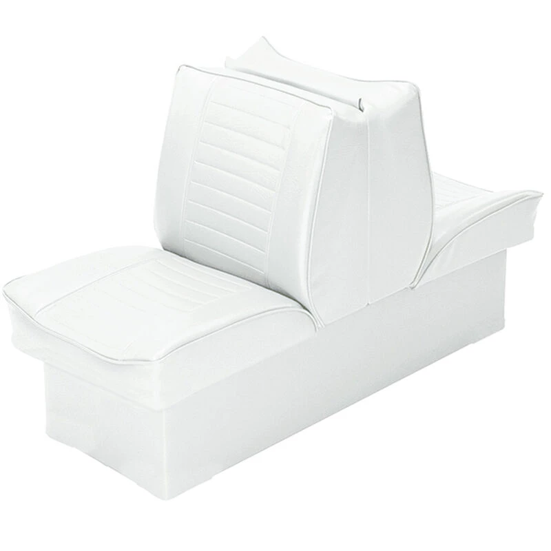 WISE SEATING 8" Base Lounge Seat, White 1 WISE SEATING 8" Base Lounge Seat, White