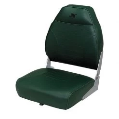 WISE SEATING High-Back Boat Seat, Green
