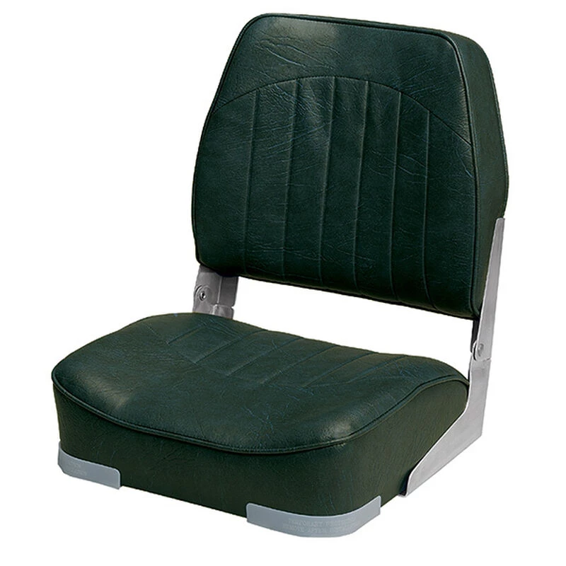 WISE SEATING Low Back Boat Seat, Green 1 WISE SEATING Low Back Boat Seat, Green