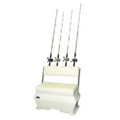 TODD Deluxe Angler Series Swingback Seat, With Rod Holders