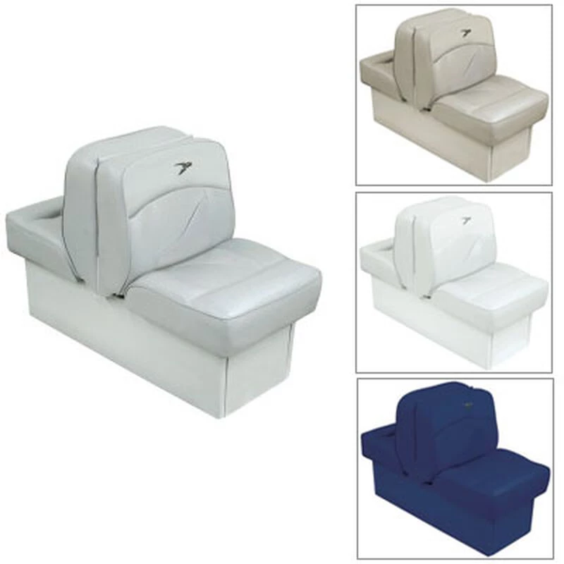WISE SEATING Deluxe Lounge Seat, White 1 WISE SEATING Deluxe Lounge Seat, White